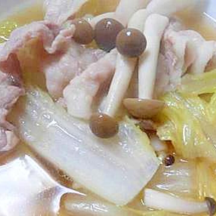 やわらかくてヘルシー 白菜と豚肉の煮物 レシピ 作り方 By ひい 楽天レシピ